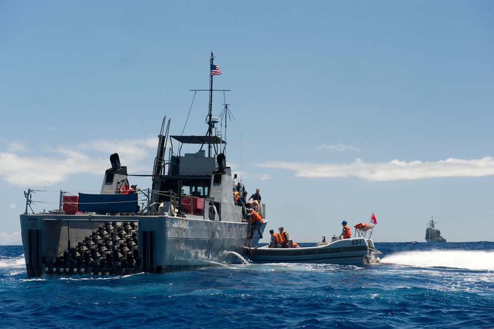 USS Lake Erie operations