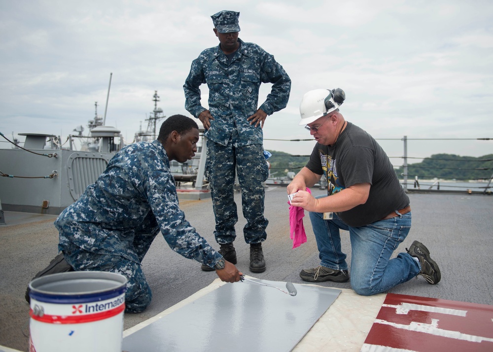 USS McCampbell operations