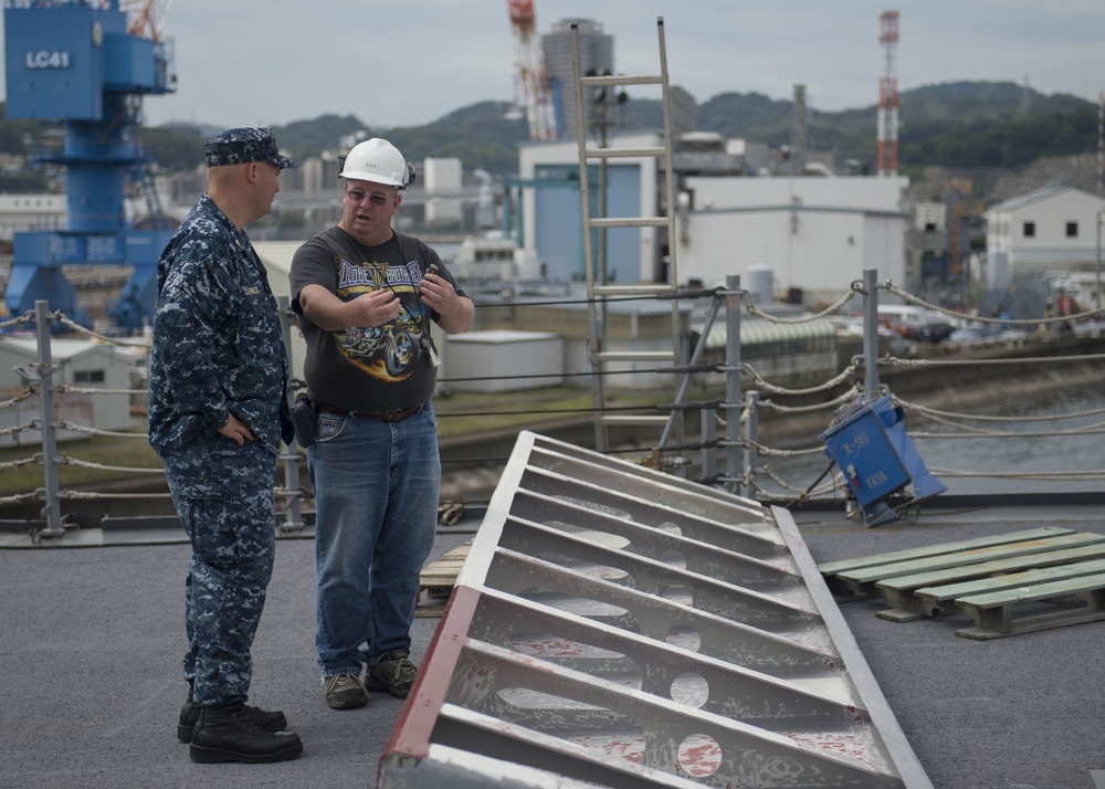 USS McCampbell operations