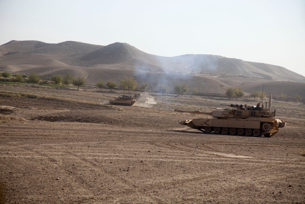 2nd Tank Battalion conducts operations in Helmand province