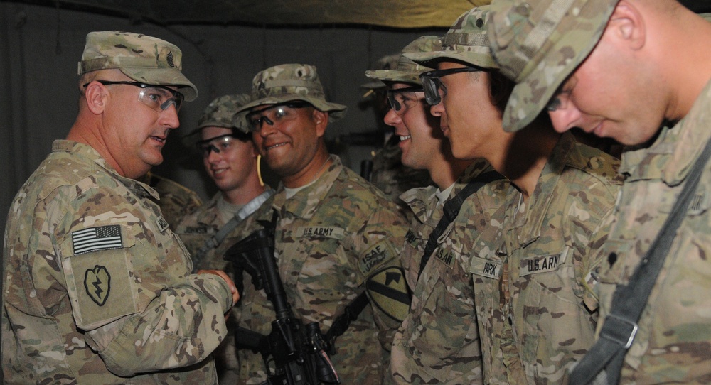 'Red Dragon' Soldiers receive Combat Action Badge