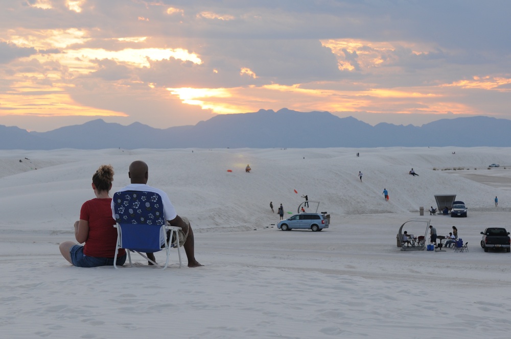 Camping at White Sands National Monument