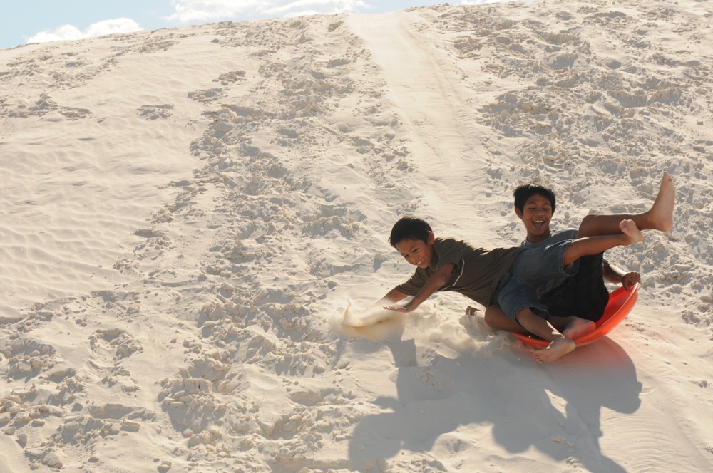 Camping at White Sands National Monument