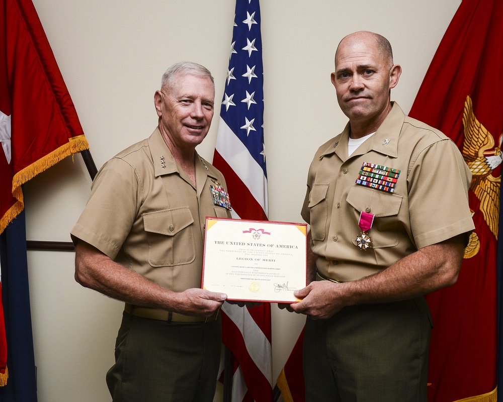 Col. Gruter Legion Of Merit Award Presentation