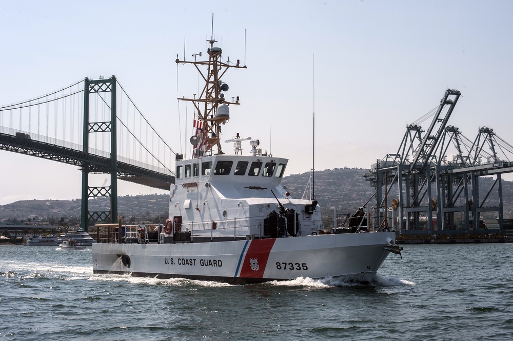 Coast Guard Cutter Narwhal patrol