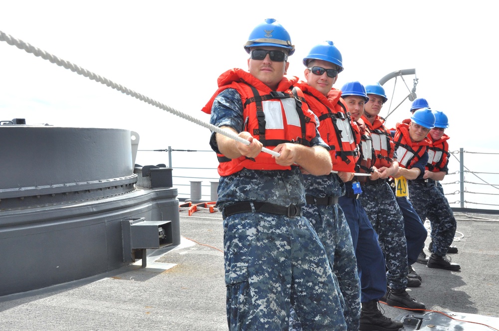 USS Rentz operations