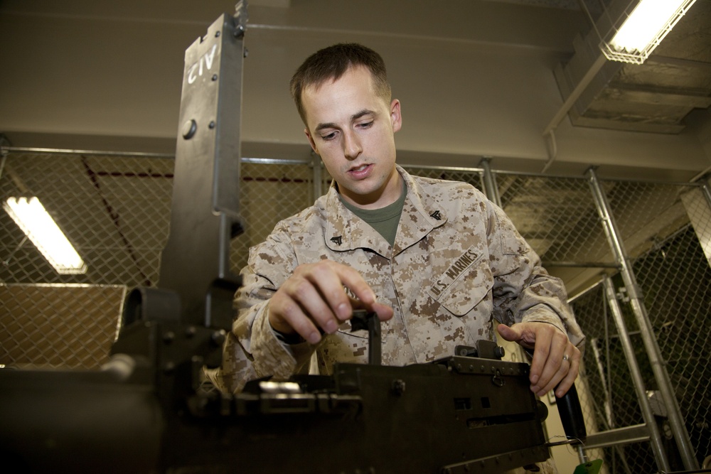 Armorers maintain weapons, support Marine Corps readiness