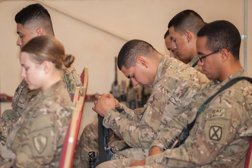 Service members stop to remember 9/11 while deployed