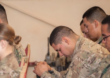 Service members stop to remember 9/11 while deployed