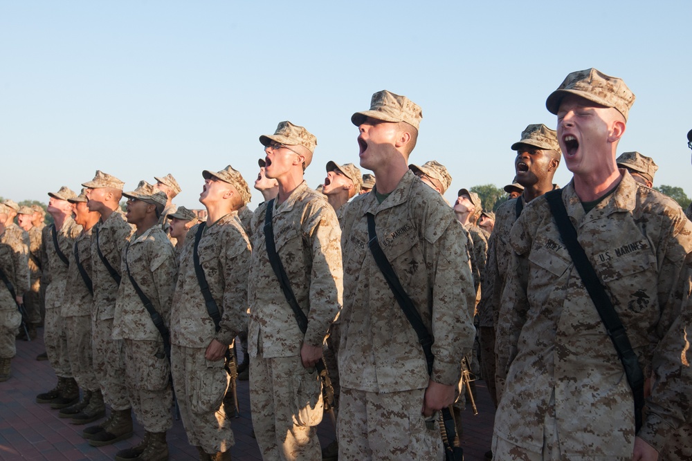 Photo Gallery: Marine recruits finish Crucible, earn Marine title
