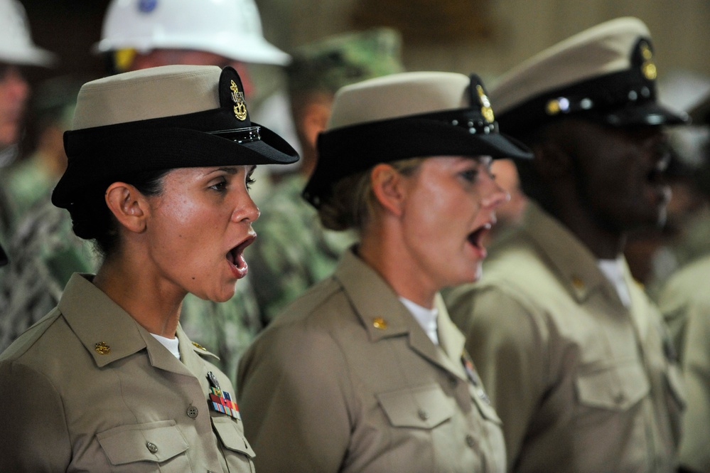 Chief petty officer pinning ceremony