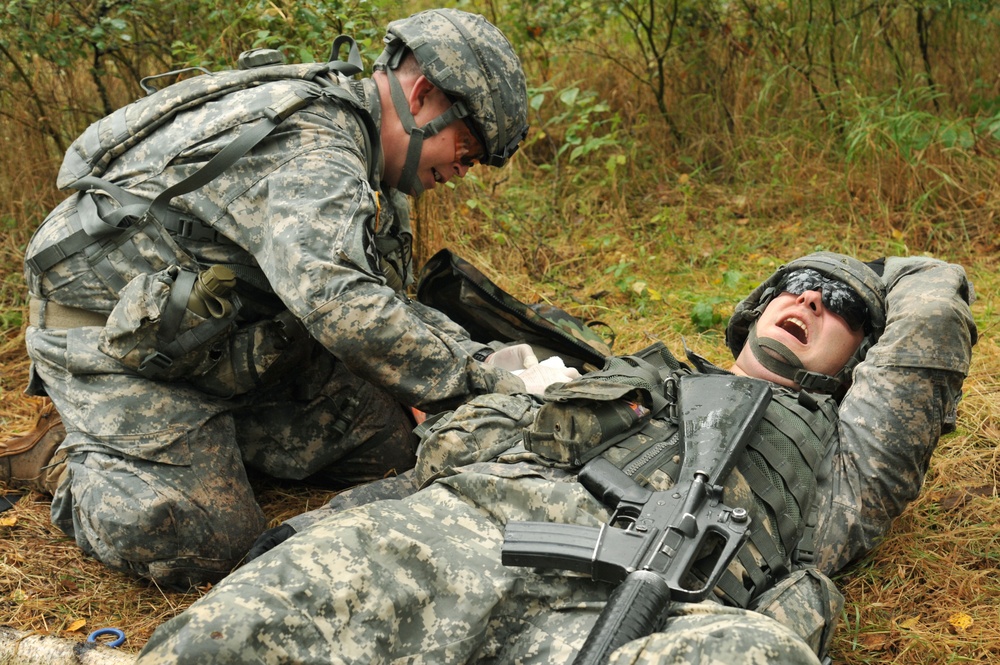 US Army Europe Expert Field Medical Badge competition 2013