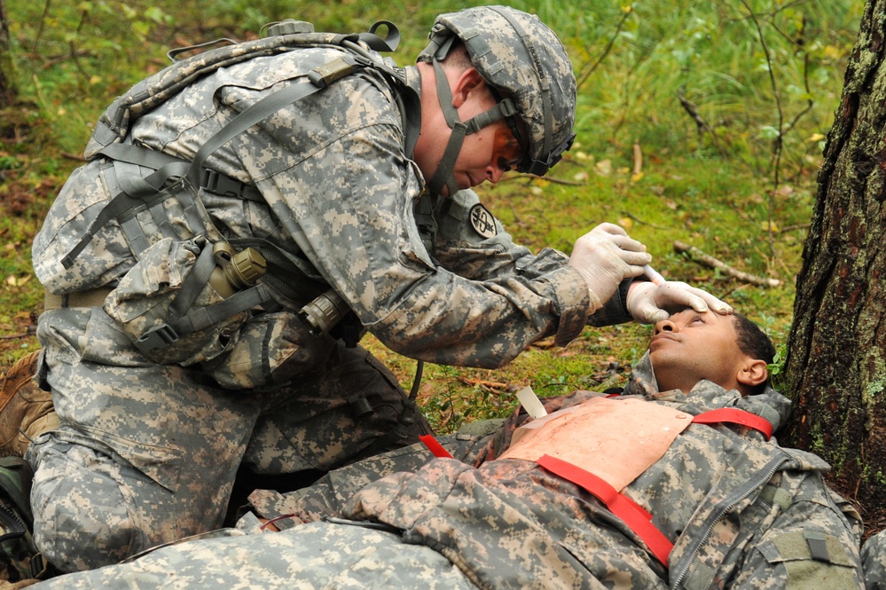 US Army Europe Expert Field Medical Badge competition 2013