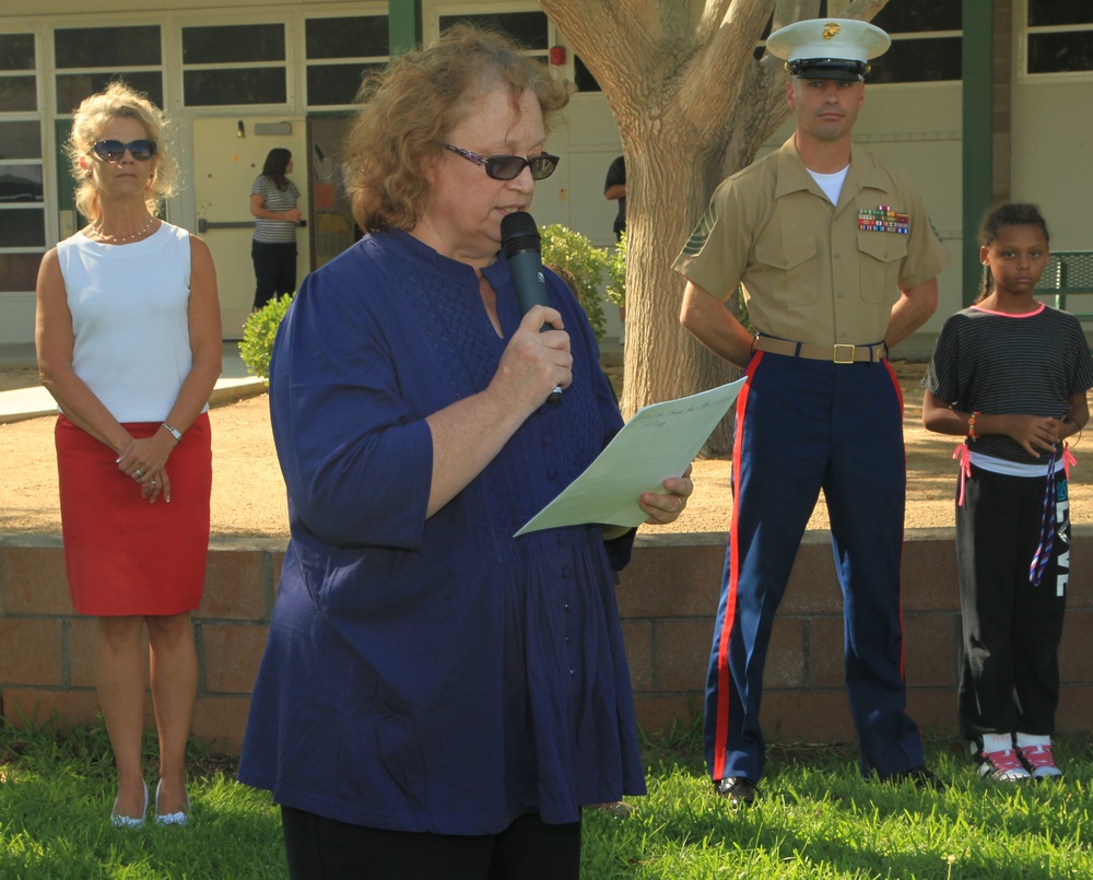 Elementary school hosts memorial ceremony