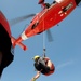 Coast Guard conducts helicopter hoist training