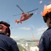 Coast Guard conducts helicopter hoist training