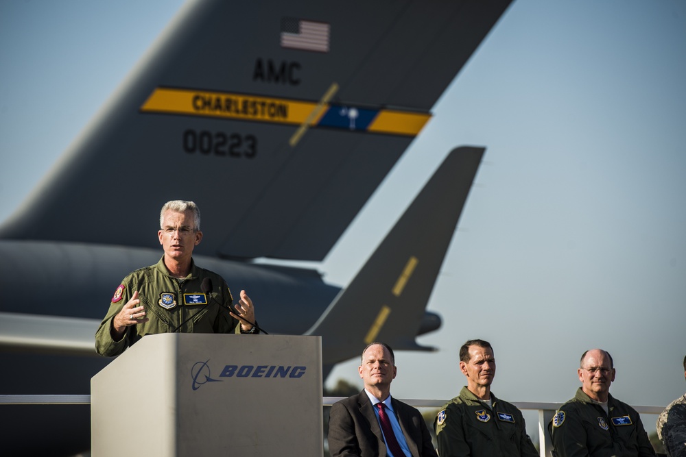 The journey home: Final US Air Force C-17 takes inaugural flight