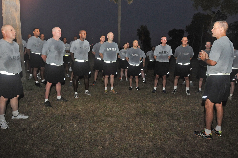 Army North senior leaders lead way in fitness, readiness