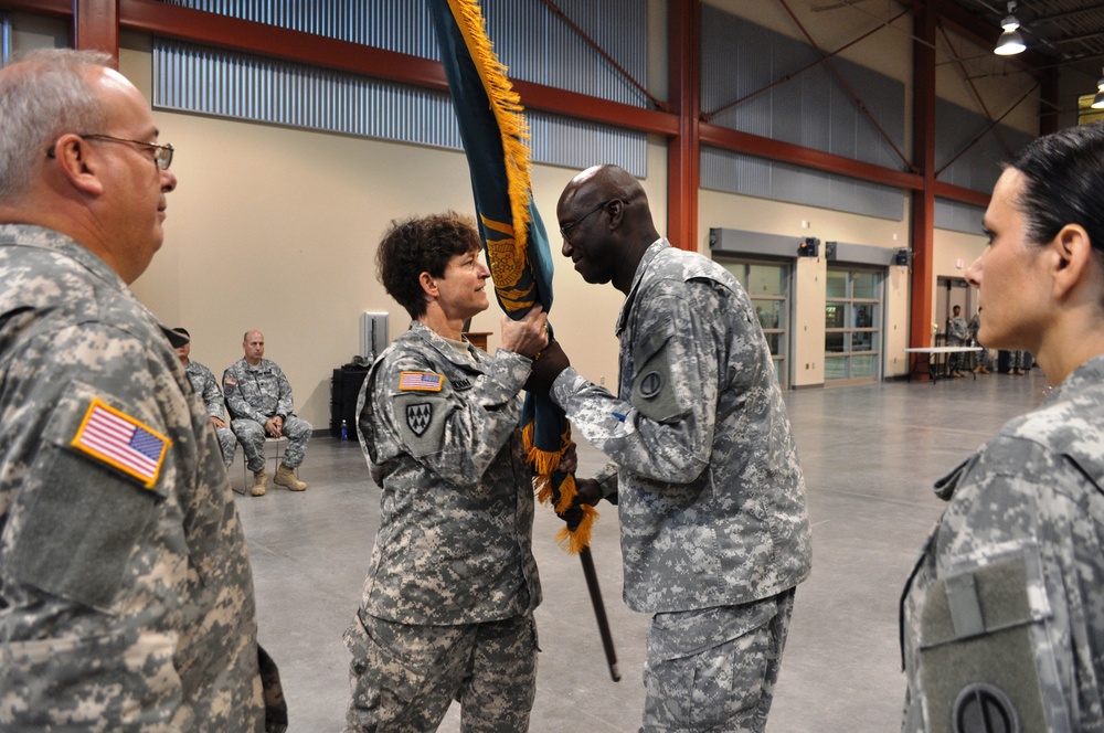 Army Reserve units conduct dual change of command ceremonies