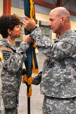Army Reserve units conduct dual change of command ceremonies