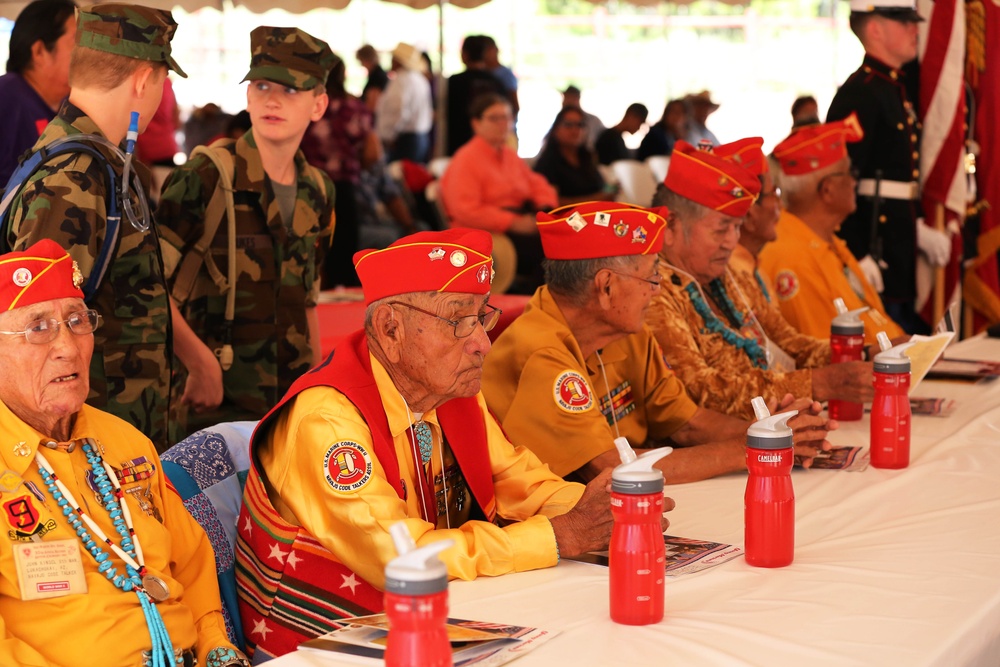 Active, Retired Marines celebrate WWII Code Talkers