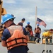 CGC Thetis moors prior to offload