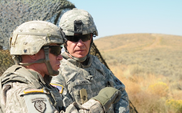 Maj. Gen. Lanza visits 5-20, JGSDF at YTC
