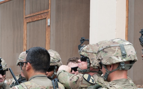 Troop C rubs elbows with locals to thwart enemies