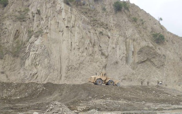 617th Engineer Company soldiers repair vital access road