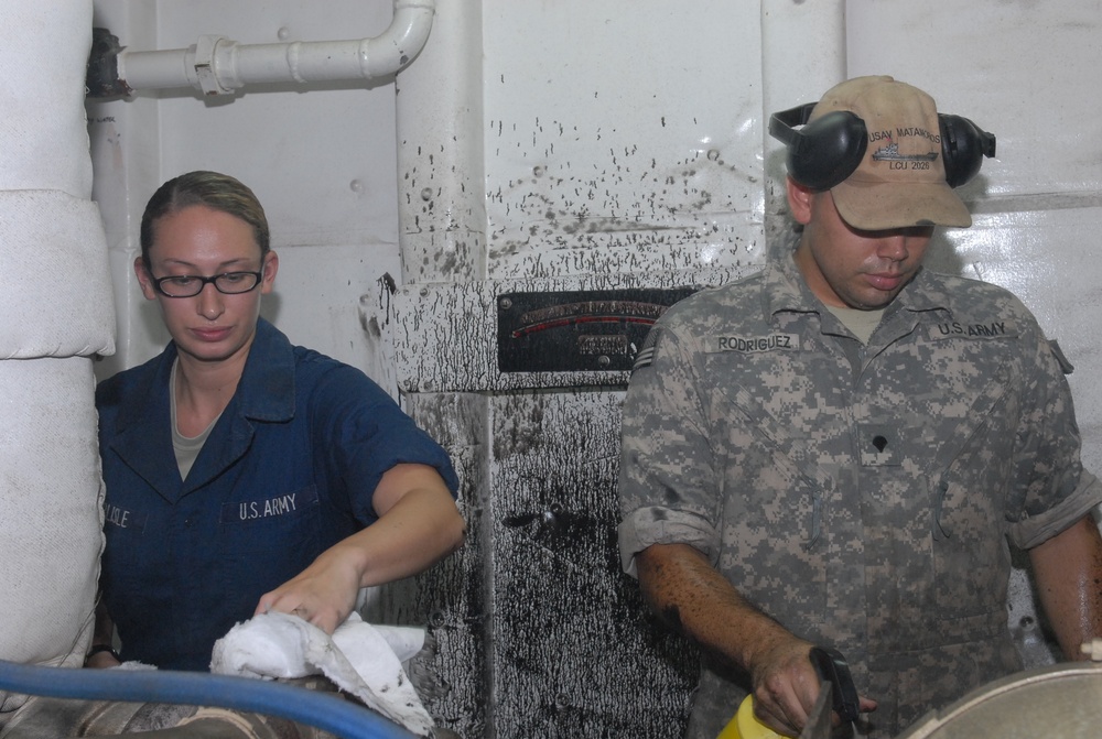 A view below deck: Army watercraft engineers share their experiences