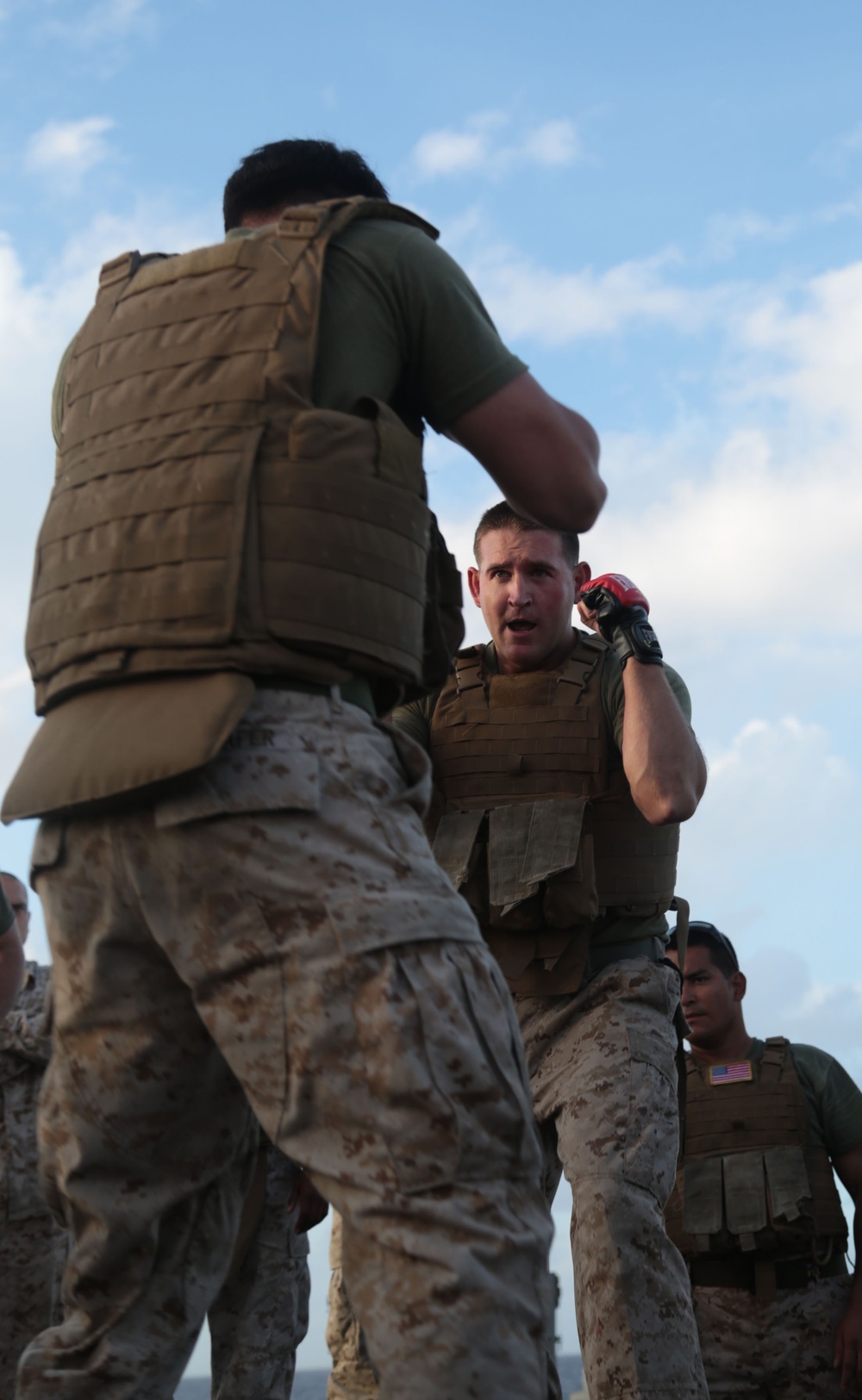 CLB 13 Marines graduate 1st MCMAP class of deployment