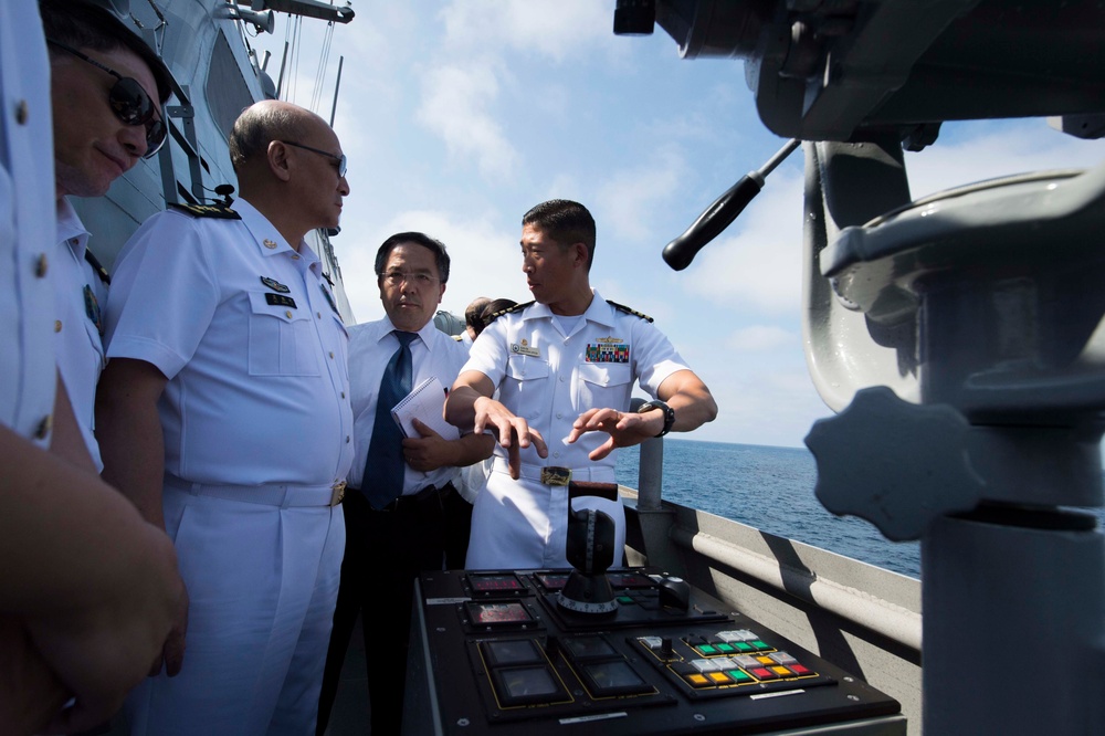 CNO hosts Chinese navy admiral