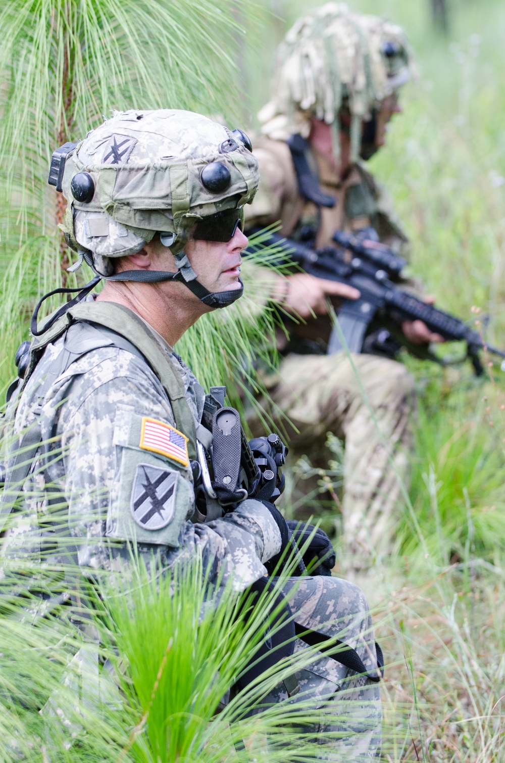 Georgia Guardsmen with 7 SCOTS