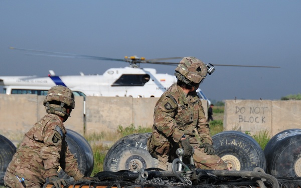 801st BSB supports the fight through logistical support