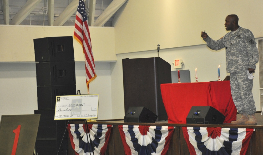 Patriots’ Day backdrop to NCO Induction