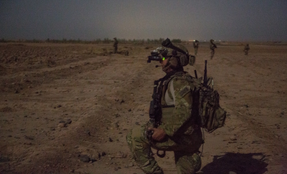 Night operation in Helmand province