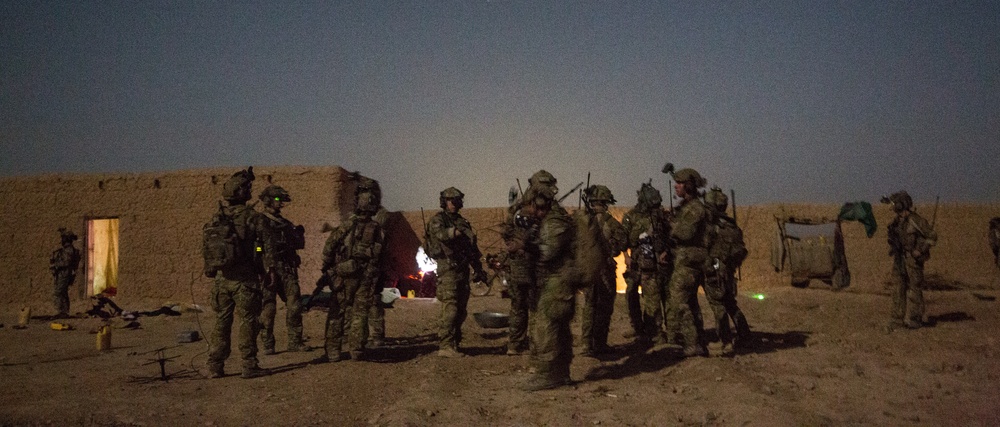 Night operation in Helmand province