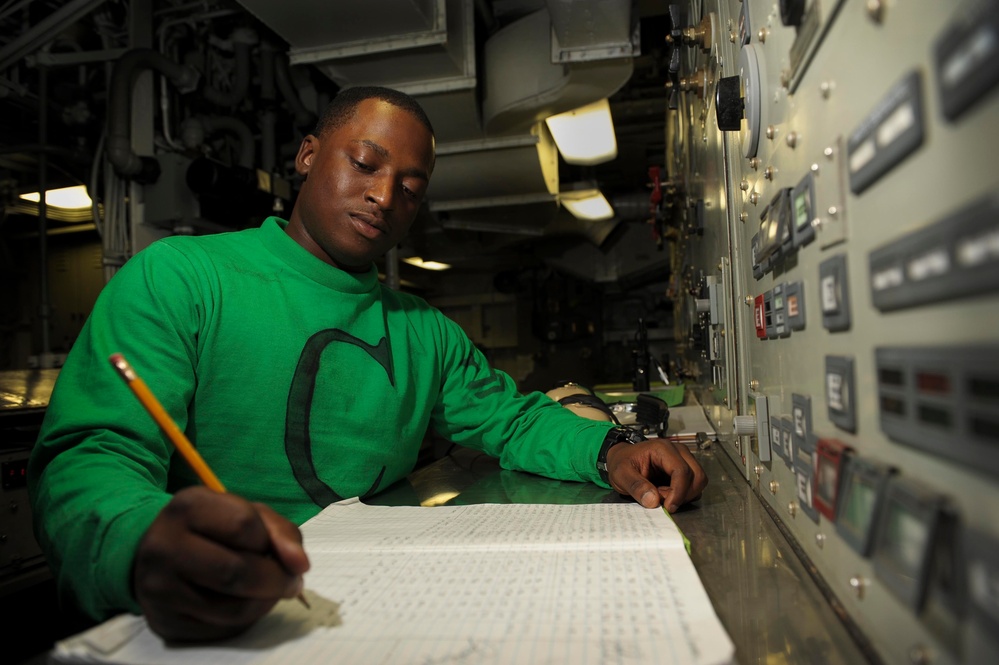 DVIDS - Images - USS Theodore Roosevelt sailors at work [Image 2 of 3]