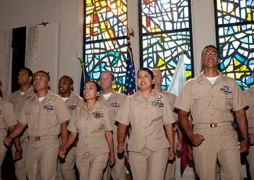 CPO ceremony at Naval Amphibious Base Coronado
