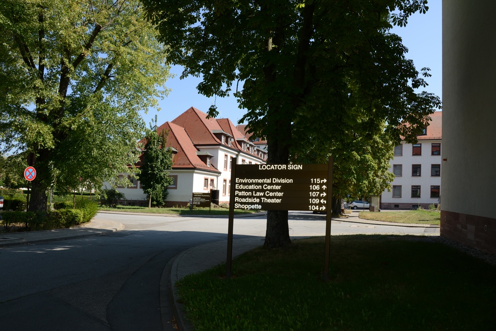 Patton Barracks, Heidelberg stands quiet
