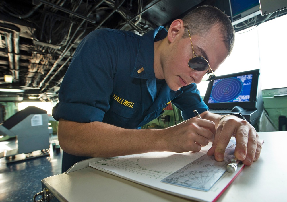 USS San Antonio action