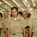 USS George H.W. Bush welcomed 40 newly pinned sailors to the rank of chief petty officer