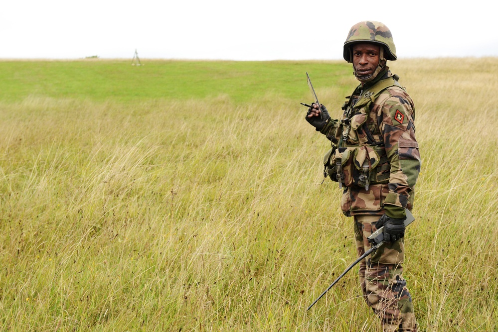 Combined Endeavor 2013; French army artillery live fire on Grafenwoehr Training Area