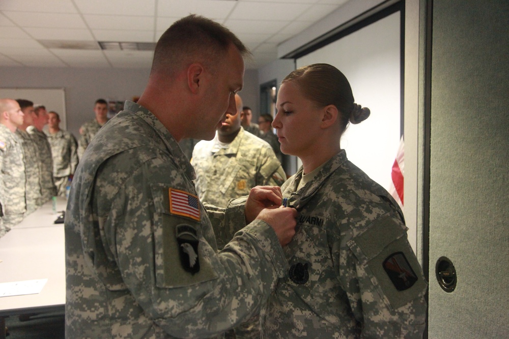 55th Signal Company (Combat Camera) awards ceremony