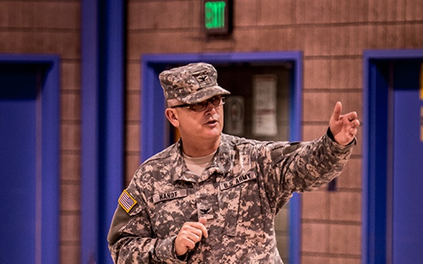 68th Troop CMD change of command