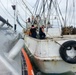 Mexican shrimping vessels escorted out of safe harbor in US as weather calms