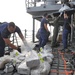 Preparing an estimated $78M of confiscated cocaine for transfer to US Coast Guard cutter USCGC Forward (WMEC 911)