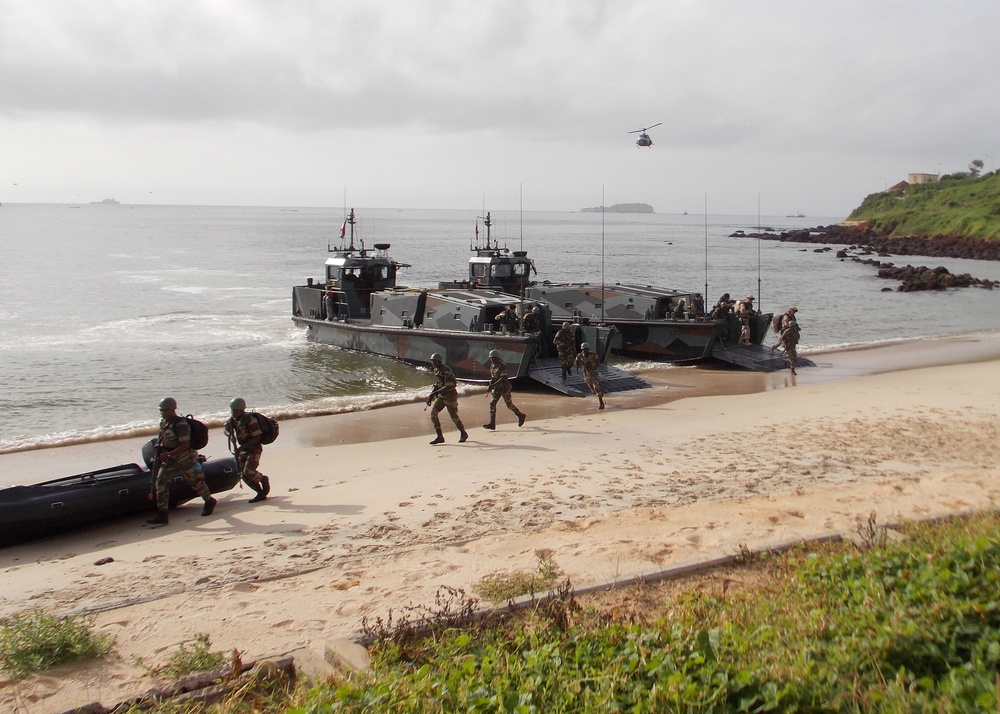 Amphibious landing