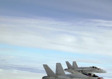 Allied forces unite over Norway in Arctic Challenge Exercise