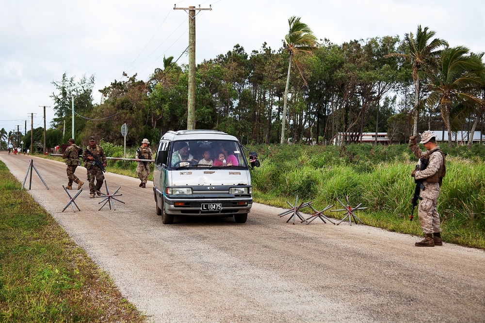 Militaries make point to check vehicles during Exercise Tafakula